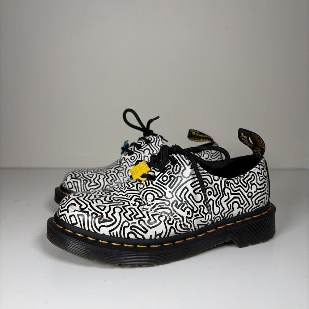 1461 Keith Harring x Dr. Martens Leather Boots - Picture 2 of 6